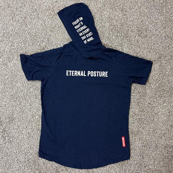 Eternal Posture Performance Hoodie Navy Tee, Size XL - Picture 1 of 6